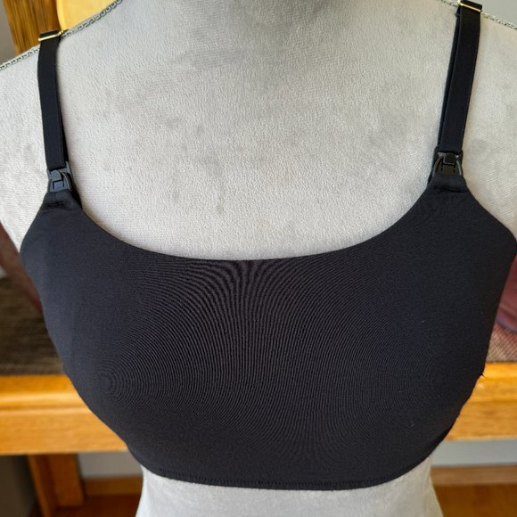 LIVELY Nursing Bralette - Black - Size L - Picture 1 of 9